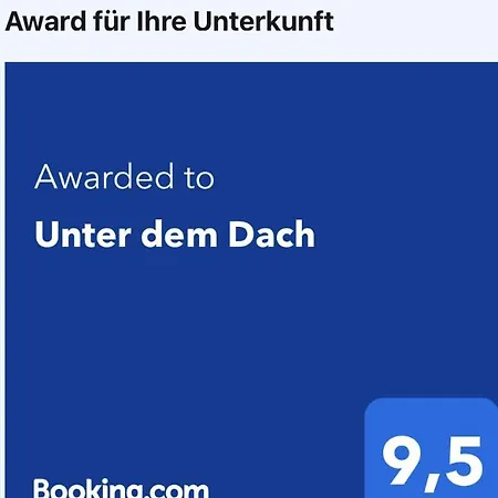 Unter Dem Dach Mit Parkplatz Appartement